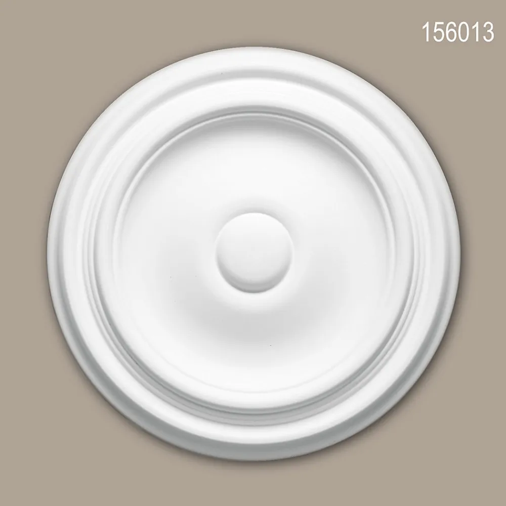 Profhome Moulure Et Rosace De Plafond<Rosace 156013 Élement décorative Élement pour plafond diametre 26 cm