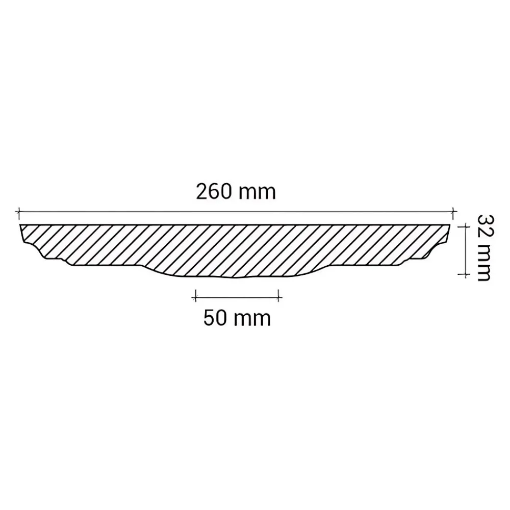 Profhome Moulure Et Rosace De Plafond<Rosace 156013 Élement décorative Élement pour plafond diametre 26 cm