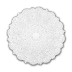 Profhome Rosace 156055 Élement décorative Élement pour plafond diametre 75,2 cm- Moulure Et Rosace De Plafond
