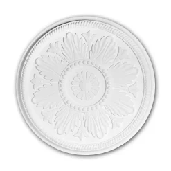 Profhome Rosace 156033 Élement décorative Élement pour plafond diametre 46 cm- Moulure Et Rosace De Plafond