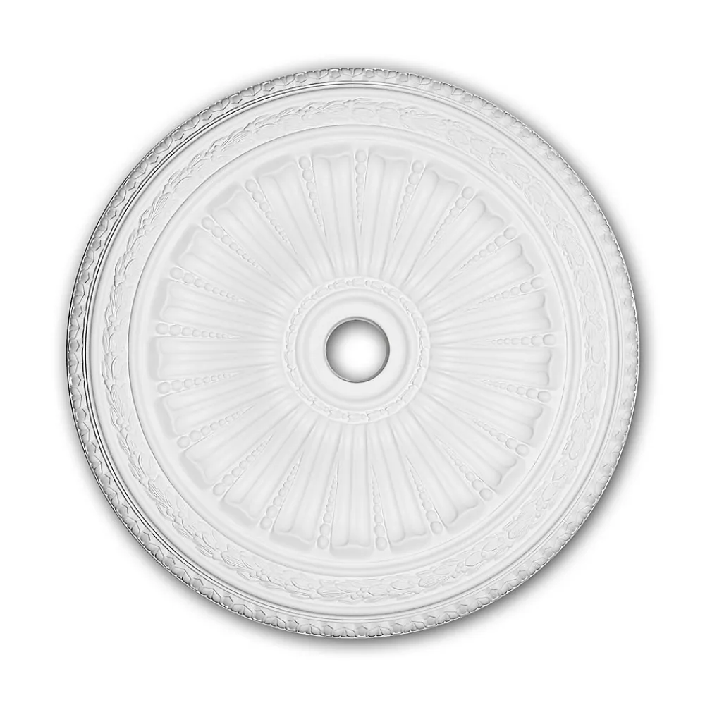 Profhome Moulure Et Rosace De Plafond<Rosace 156036 Élement décorative Élement pour plafond diametre 88,7 cm