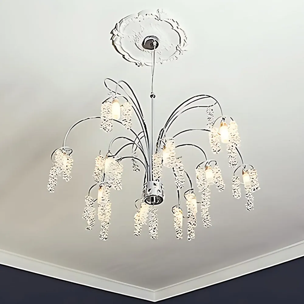 Profhome Moulure Et Rosace De Plafond<Rosace 156027 Élement décorative Élement pour plafond diametre 38,3 cm