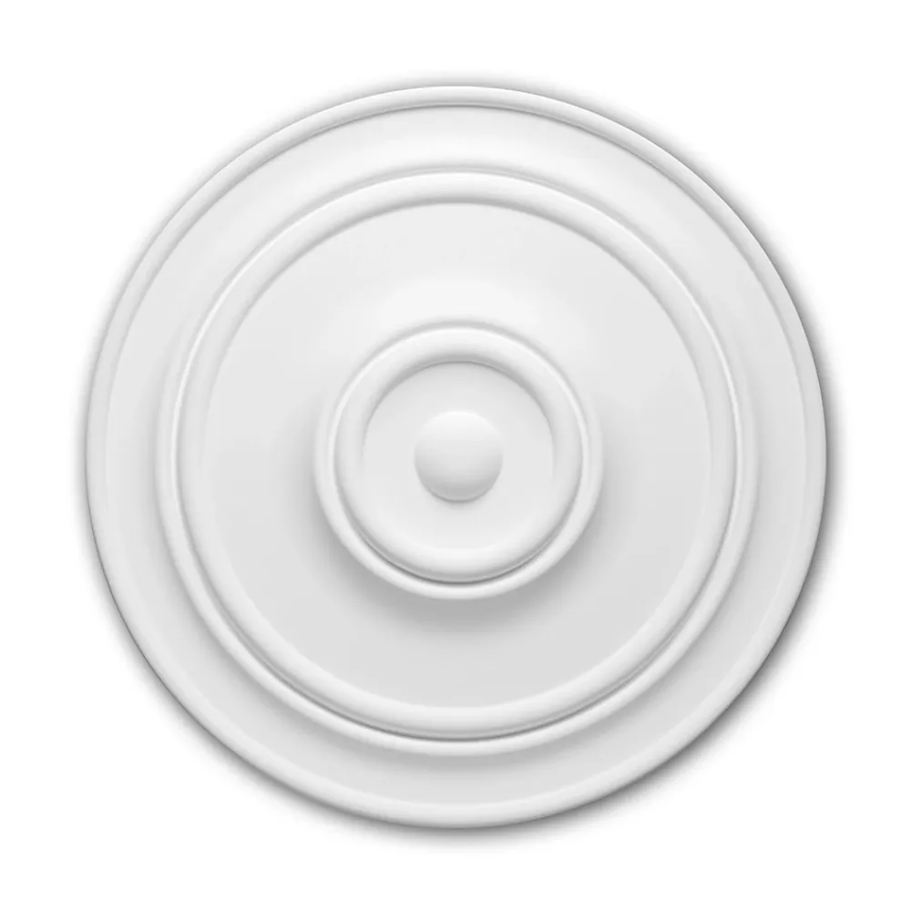 Profhome Moulure Et Rosace De Plafond<Rosace 156015 Élement décorative Élement pour plafond diametre 55,5 cm
