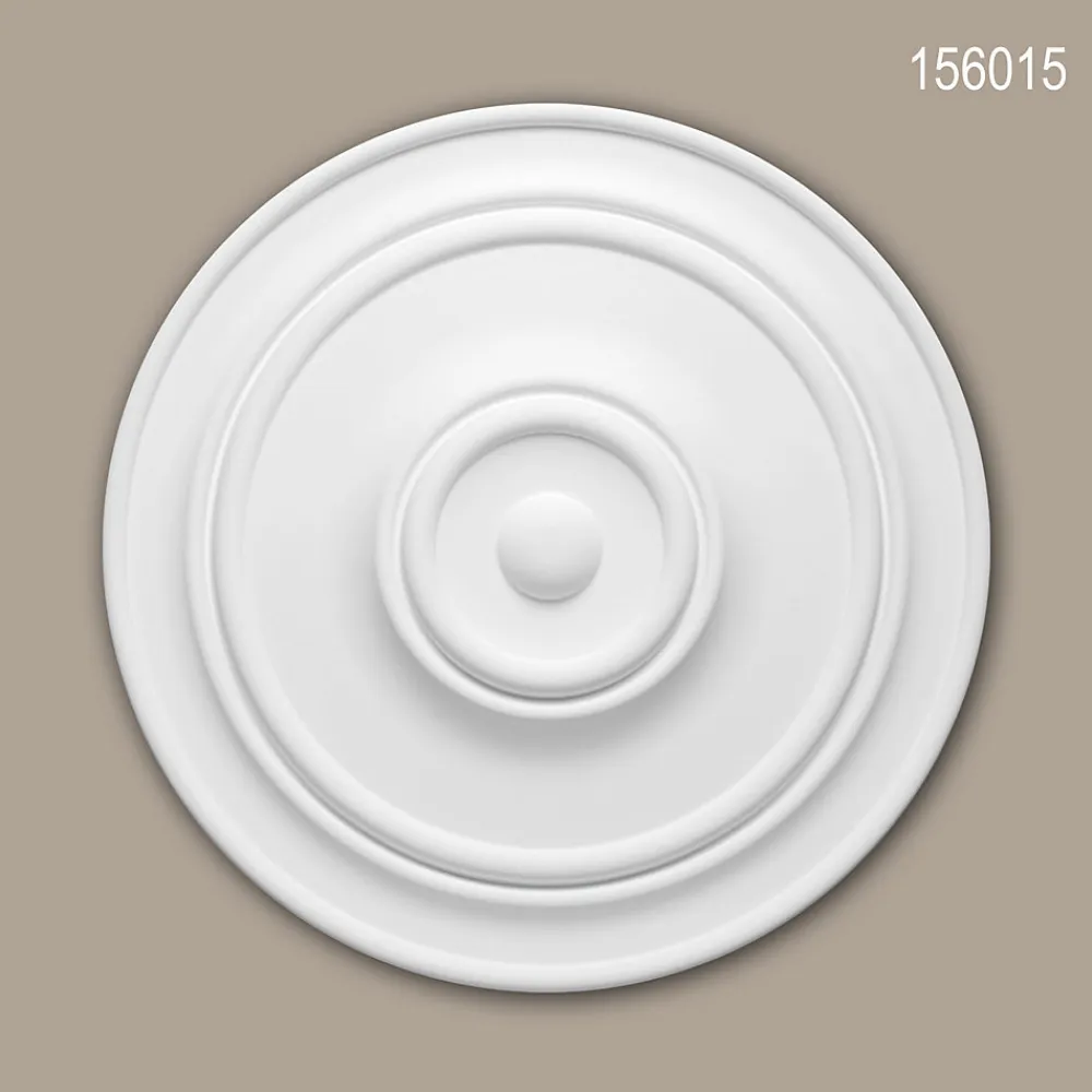 Profhome Moulure Et Rosace De Plafond<Rosace 156015 Élement décorative Élement pour plafond diametre 55,5 cm