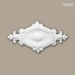 Profhome Moulure Et Rosace De Plafond<Rosace 156043 Élement décorative Élement pour plafond 58,5 x 31,5 cm