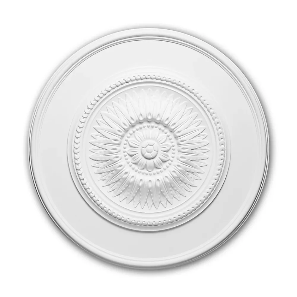 Profhome Moulure Et Rosace De Plafond<Rosace 156023 Élement décorative Élement pour plafond diametre 59 cm