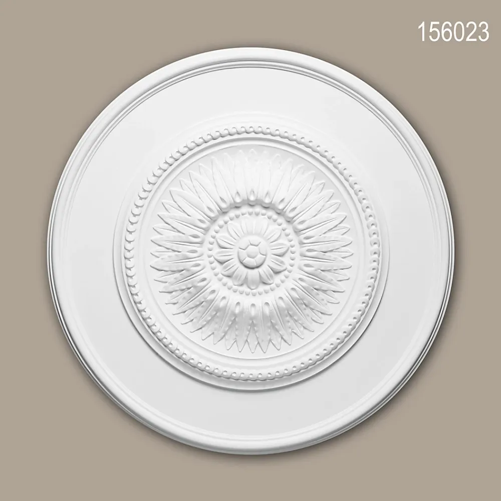 Profhome Moulure Et Rosace De Plafond<Rosace 156023 Élement décorative Élement pour plafond diametre 59 cm