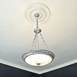 Profhome Moulure Et Rosace De Plafond<Rosace 156023 Élement décorative Élement pour plafond diametre 59 cm