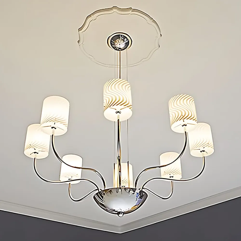 Profhome Moulure Et Rosace De Plafond<Rosace 156016 Élement décorative Élement pour plafond diametre 48 cm