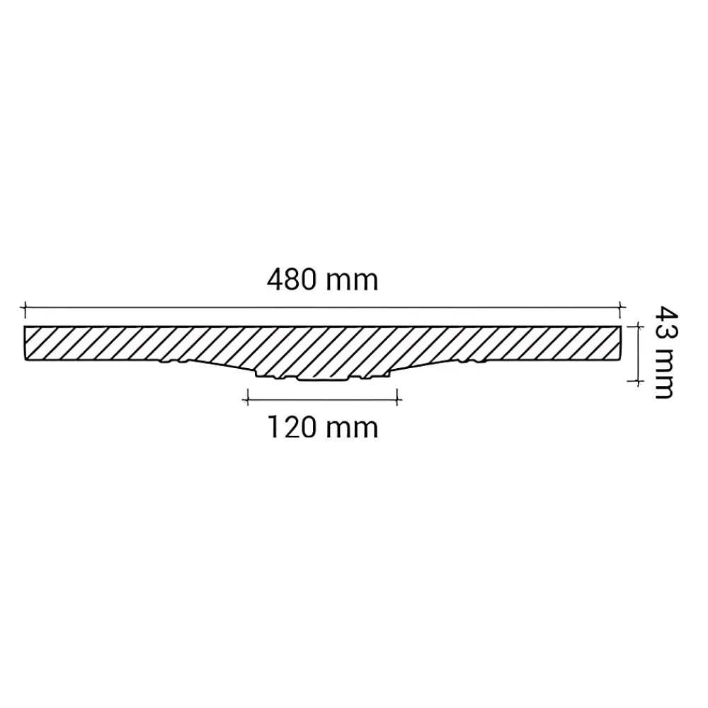Profhome Moulure Et Rosace De Plafond<Rosace 156016 Élement décorative Élement pour plafond diametre 48 cm