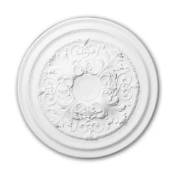Profhome Moulure Et Rosace De Plafond<Rosace 156001 Élement pour plafond Élement décorative diametre 69,5 cm