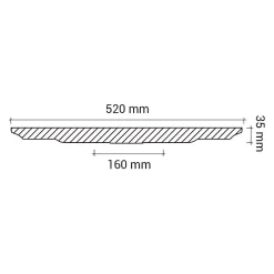 Profhome Moulure Et Rosace De Plafond<Rosace 156002 Élement pour plafond Élement décorative diametre 52 cm
