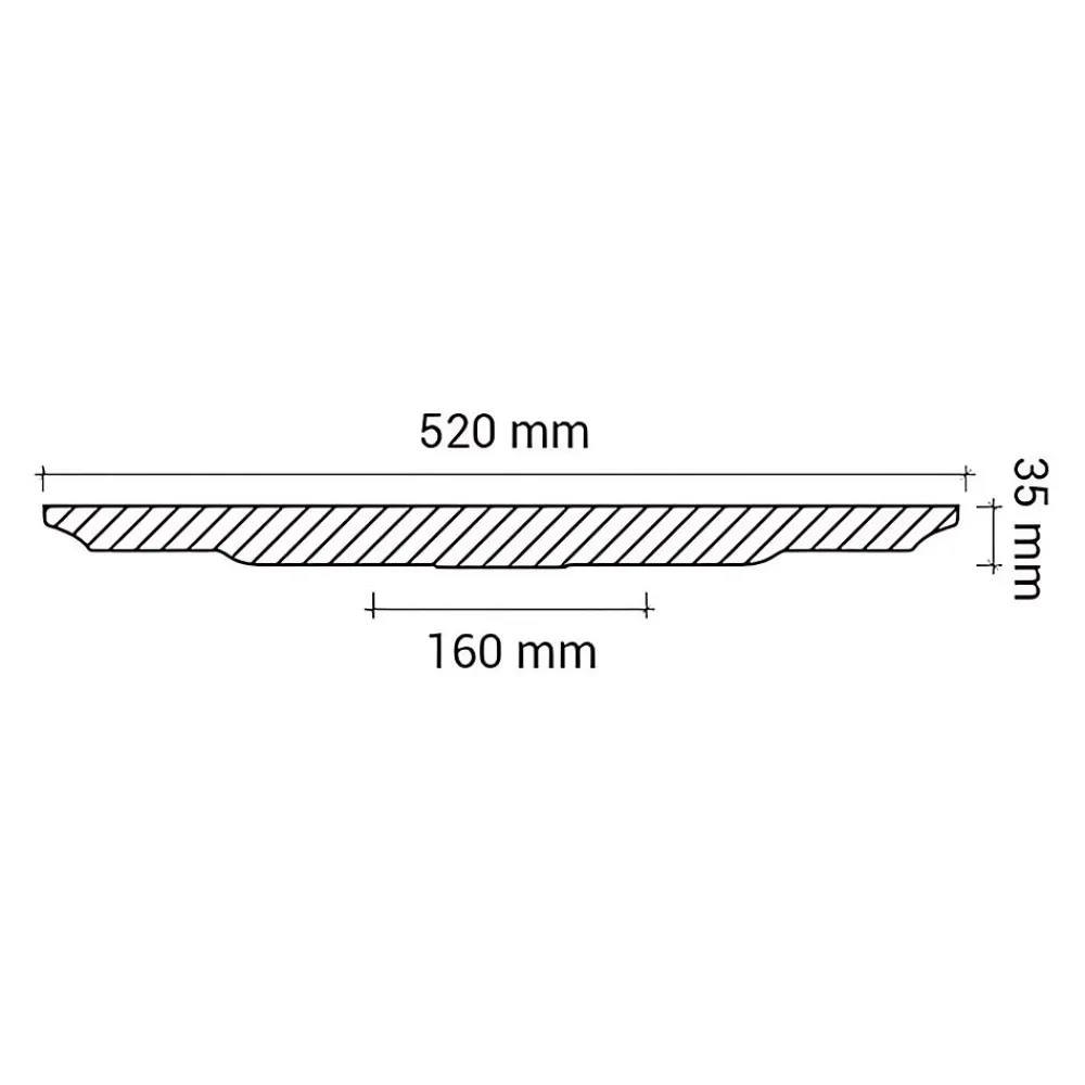 Profhome Moulure Et Rosace De Plafond<Rosace 156002 Élement pour plafond Élement décorative diametre 52 cm