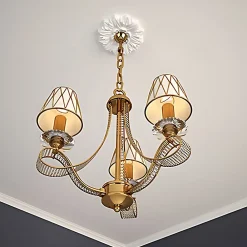 Profhome Moulure Et Rosace De Plafond<Rosace 156011 Élement pour plafond Élement décorative diametre 19,8 cm