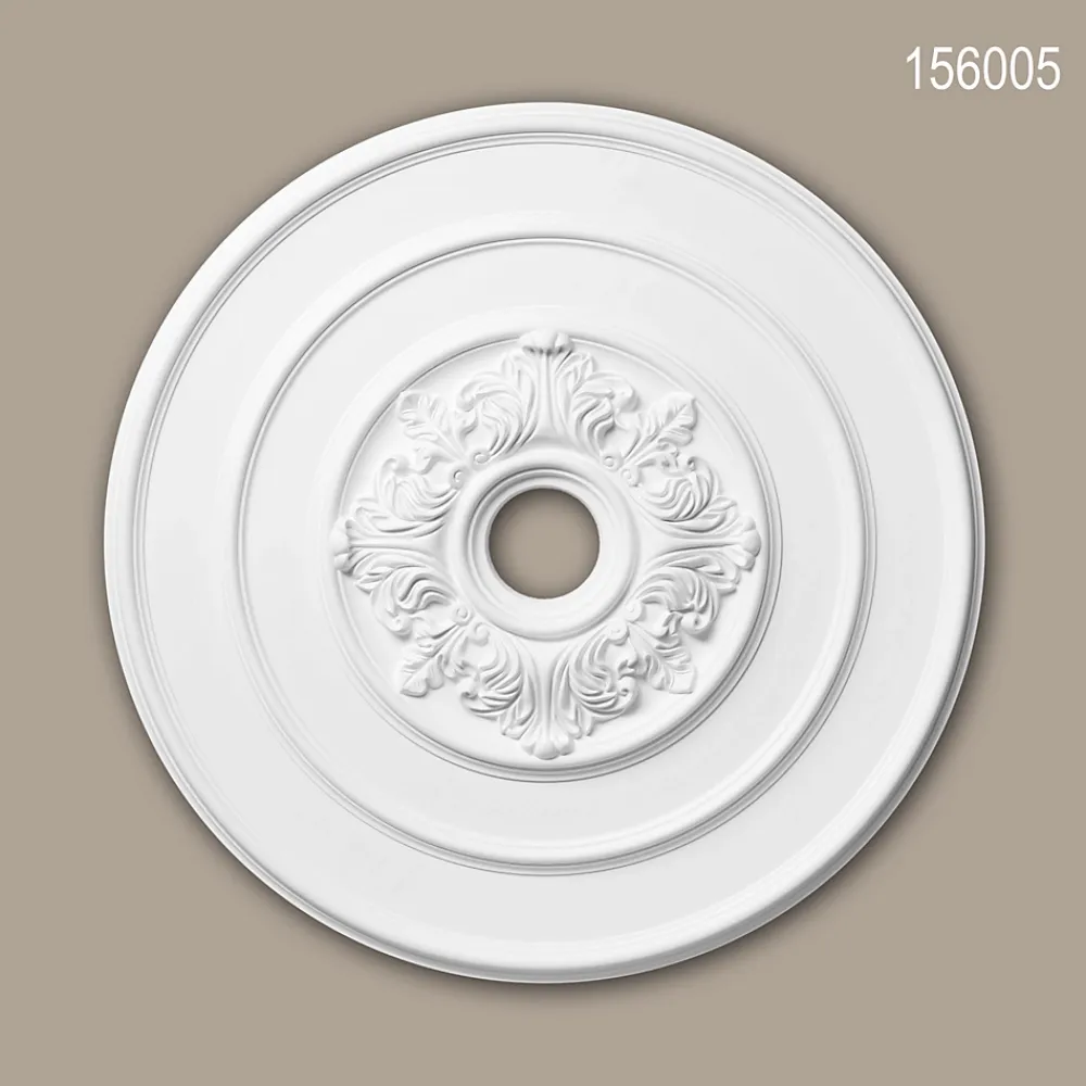 Profhome Moulure Et Rosace De Plafond<Rosace 156005 Élement pour plafond Élement décorative diametre 65,6 cm