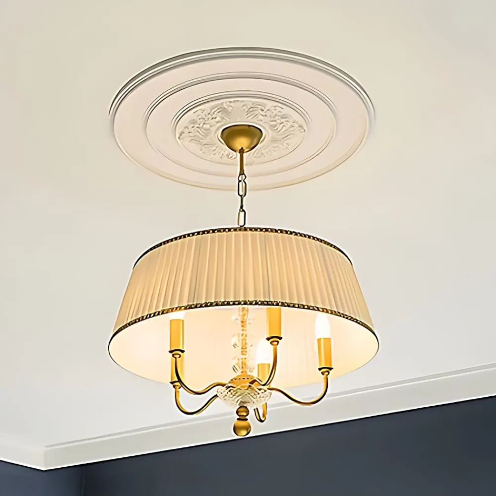 Profhome Moulure Et Rosace De Plafond<Rosace 156005 Élement pour plafond Élement décorative diametre 65,6 cm