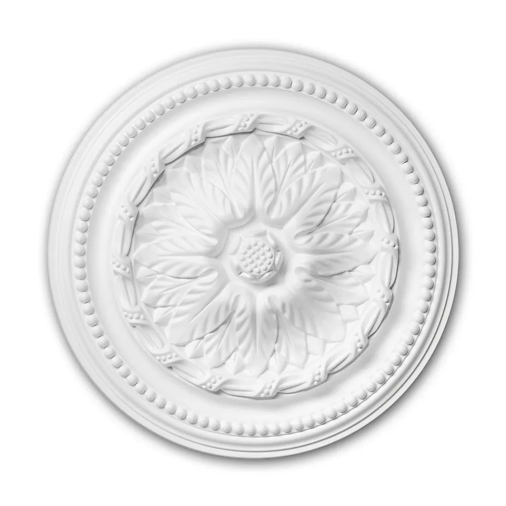 Profhome Moulure Et Rosace De Plafond<Rosace 156007 Élement pour plafond Élement décorative diametre 40 cm
