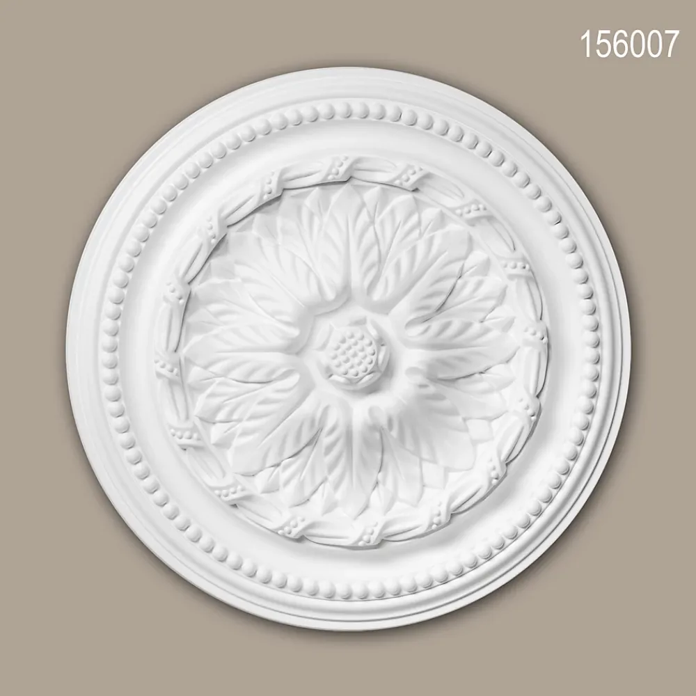 Profhome Moulure Et Rosace De Plafond<Rosace 156007 Élement pour plafond Élement décorative diametre 40 cm