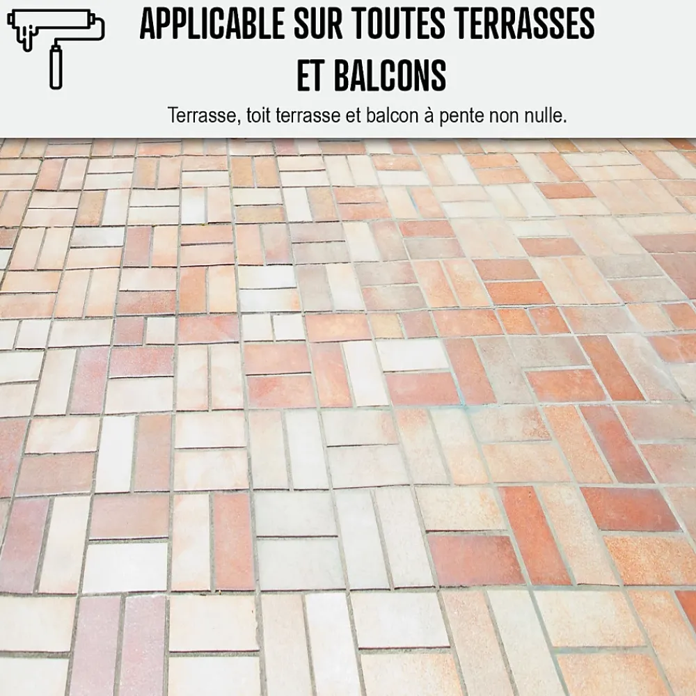 Arcane Industries Résine d'étancheite sous carrelage extérieur pour support avec pente - ARCAFILM SC Gris - 2.5 L -- Ragréage Et Primaire Pour Carrelage