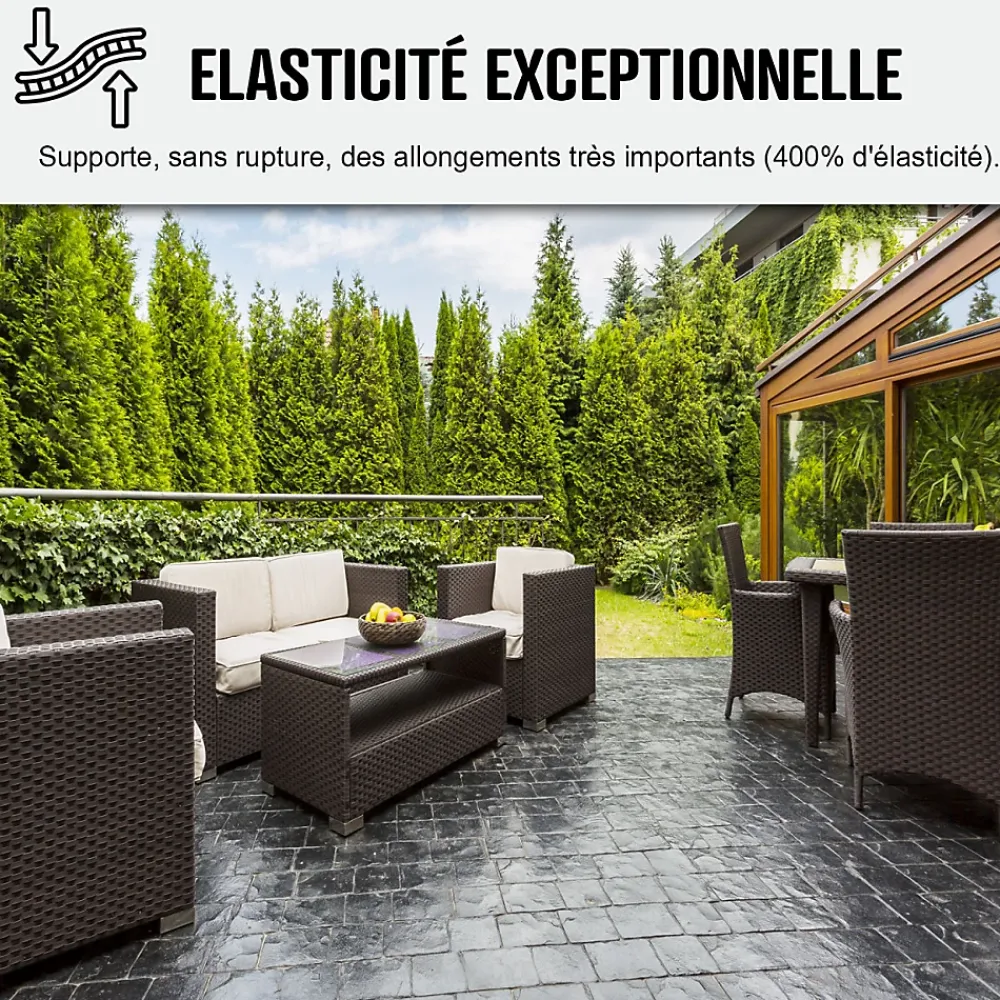 Arcane Industries Résine d'étancheite sous carrelage extérieur pour support avec pente - ARCAFILM SC Gris - 10 L -- Ragréage Et Primaire Pour Carrelage