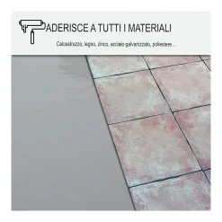 Arcane Industries Résine d'étancheite sous carrelage extérieur pour support avec pente - ARCAFILM SC Gris - 10 L -- Ragréage Et Primaire Pour Carrelage