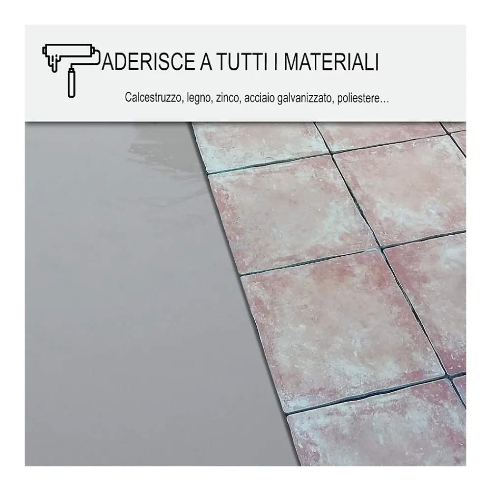 Arcane Industries Résine d'étancheite sous carrelage extérieur pour support avec pente - ARCAFILM SC Gris - 10 L -- Ragréage Et Primaire Pour Carrelage