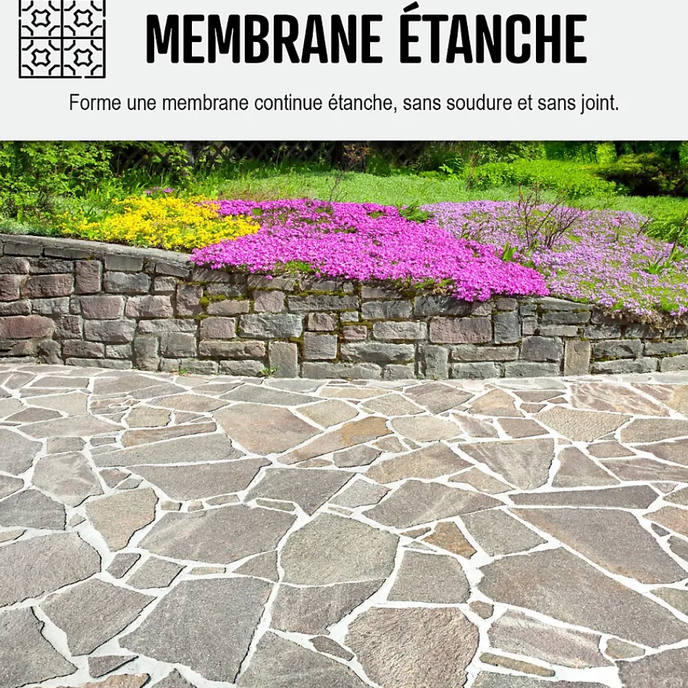 Arcane Industries Résine d'étanchéité sous carrelage polyuréthane - Pente Nulle - ARCATHAN SC Gris - 15 kg -- Ragréage Et Primaire Pour Carrelage