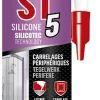 Henkel Joint Carrelage Sol<RUBSON Mastic ST5 sanitaire multi-usages - Cartouche de 280 ml - Multi usage - BEIGE