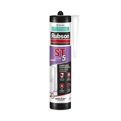 Henkel Joint Carrelage Sol<RUBSON Mastic ST5 sanitaire multi-usages - Cartouche de 280 ml - Multi usage - BEIGE