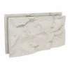 Frankystar Rushmore - Lot de 2 panneaux muraux décoratifs 3D 120x60x9 cm effet pierre en PU Cachemire- Panneau Mural Décoratif