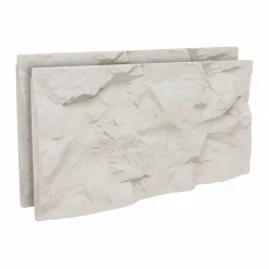 Frankystar Rushmore - Lot de 2 panneaux muraux décoratifs 3D 120x60x9 cm effet pierre en PU Cachemire- Panneau Mural Décoratif
