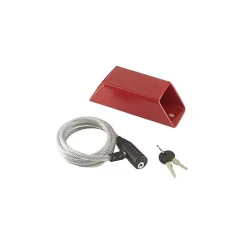 Mottez Sabot d'ancrage et câble antivol à clef pour matériel de terrasse- Accessoire Pour Porte De Garage