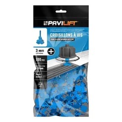 Pavilift Outils Du Carreleur<Sachet 100 croisillons à vis autonivelants 3mm en X