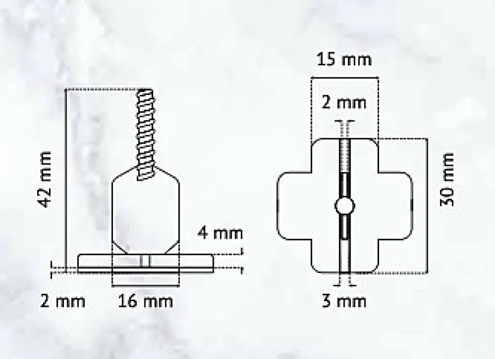 Pavilift Outils Du Carreleur<Sachet 100 croisillons pour système autonivelants 3 mm droits