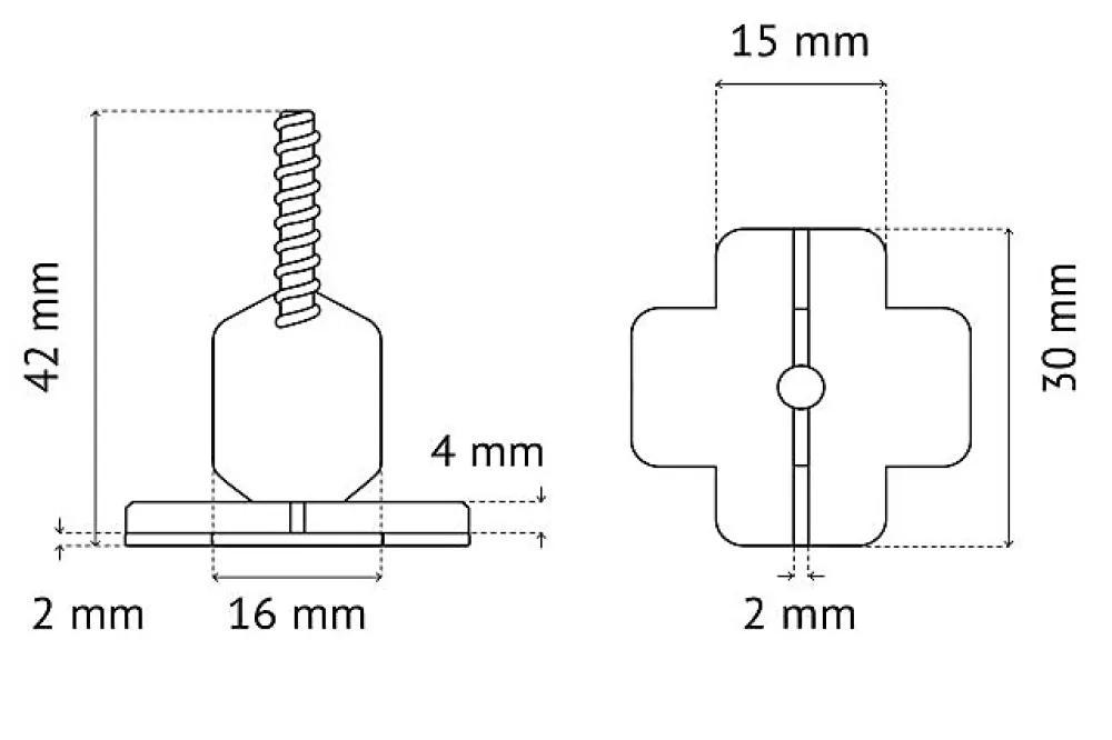 Pavilift Outils Du Carreleur<Sachet de 100 croisillons autonivelants 2 mm en I ®