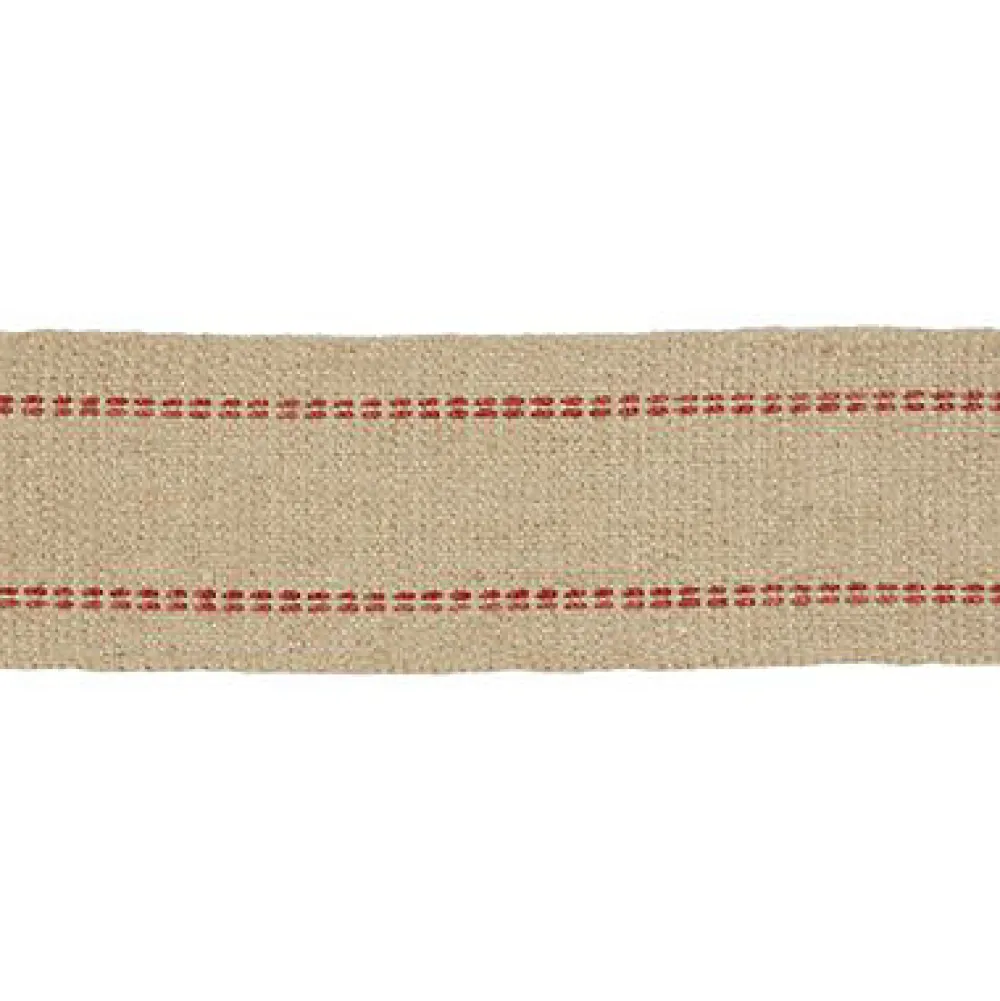 Diall Sangle en jute écru l. 85 mm, vendue au mètre linéaire- Volet Roulant