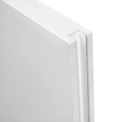 Schulte Porte Coulissante<porte coulissante complète bois - 102x220cm - porte intérieure pleine - bois blanc - poignée ronde