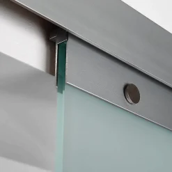 Schulte porte coulissante complète - verre - 88x203cm - décor cercles - poignée ronde + softclose- Porte Coulissante