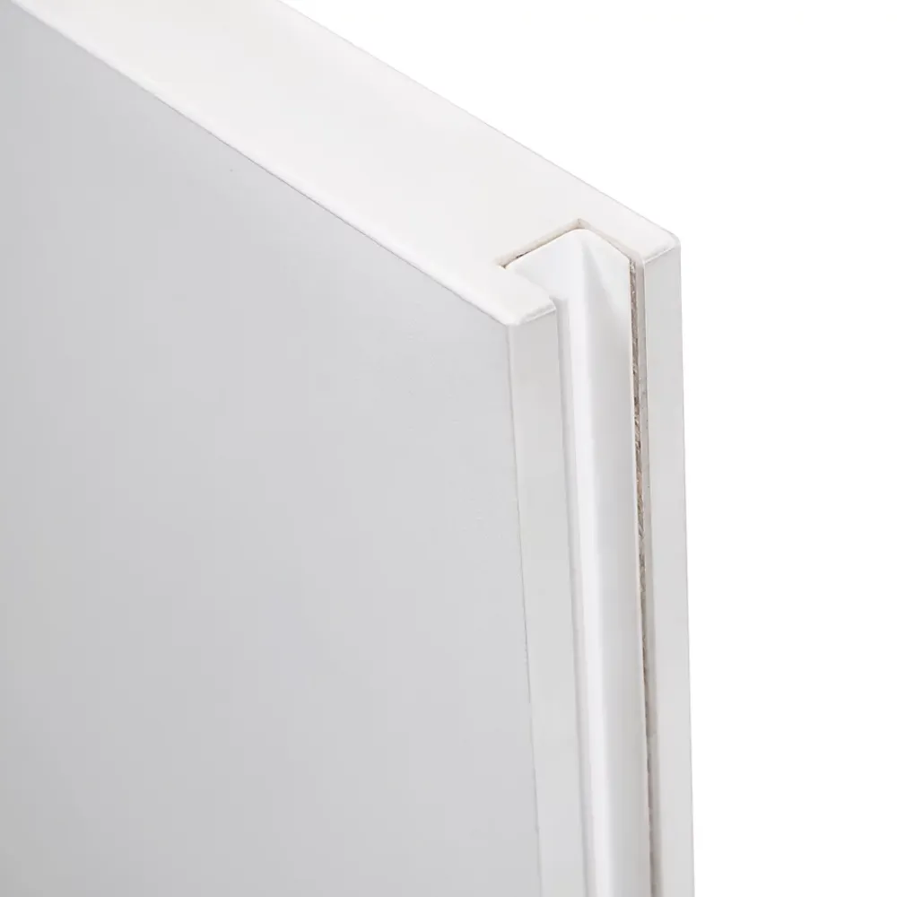 Schulte porte coulissante complète bois -102x220cm - bois blanc - poignée cuvette ronde + double softclose- Porte Coulissante