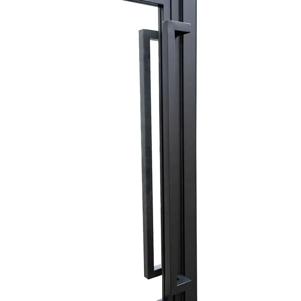 Schulte Porte intérieure en verre - 83 x 211 cm- atelier - transparent - 3 rayures - gauche- Bloc Porte