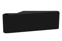 Schulte Porte intérieure en verre - 83 x 197 cm - transparent -4 rayures - réversible- Bloc Porte