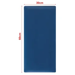 [Neu.Haus] Panneau Mural Décoratif<Set de 3 coussins muraux Carpino en velours 60 x 30 cm bleu marine neu.haus