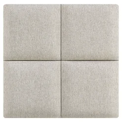 [Neu.Haus] Panneau Mural Décoratif<Set de 4 coussins muraux Carpino en tissu 30 x 30 cm gris neu.haus