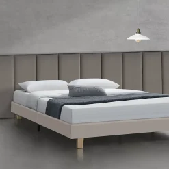 [Neu.Haus] Set de 2 coussins muraux Carpino en velours 90 x 30 cm gris foncé neu.haus- Panneau Mural Décoratif