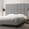 [Neu.Haus] Panneau Mural Décoratif<Set de 3 coussins muraux Carpino en tissu 60 x 30 cm gris clair neu.haus