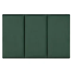 [Neu.Haus] Panneau Mural Décoratif<Set de 3 coussins muraux Carpino en velours 60 x 30 cm vert foncé neu.haus