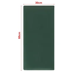 [Neu.Haus] Panneau Mural Décoratif<Set de 3 coussins muraux Carpino en velours 60 x 30 cm vert foncé neu.haus