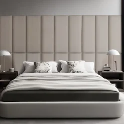 [Neu.Haus] Panneau Mural Décoratif<Set de 2 coussins muraux Carpino en velours 90 x 30 cm gris clair neu.haus