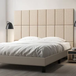 [Neu.Haus] Panneau Mural Décoratif<Set de 3 coussins muraux Carpino en tissu 60 x 30 cm beige neu.haus