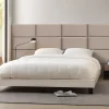 [Neu.Haus] Set de 3 coussins muraux Carpino en velours 60 x 30 cm gris clair neu.haus- Panneau Mural Décoratif